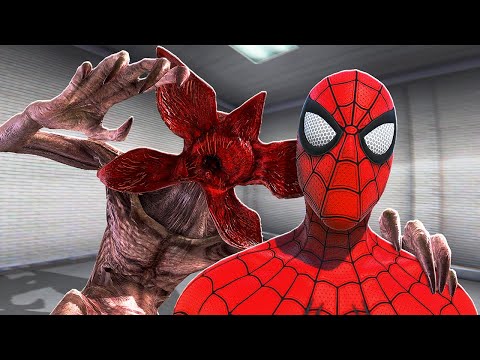 Eating SPIDERMAN as a Demogorgon in VR