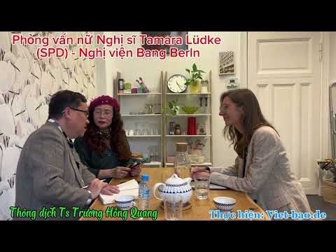 PHỎNG VẤN NGHỊ SĨ TAMARA LÜDKE (SPD) TRONG BUỔI TIẾP DÂN DÀNH CHO CỘNG ĐỒNG VIỆT