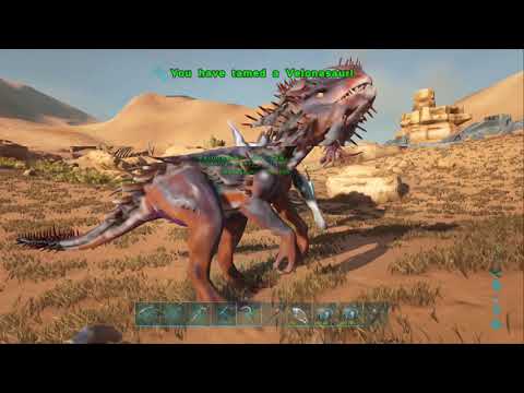 Taming Velonasaurs In The Desert! - Ark: Extinction [DLC Gameplay E4]