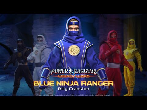 Billy Cranaton Blue Ninja Ranger | Power Rangers Legacy wars