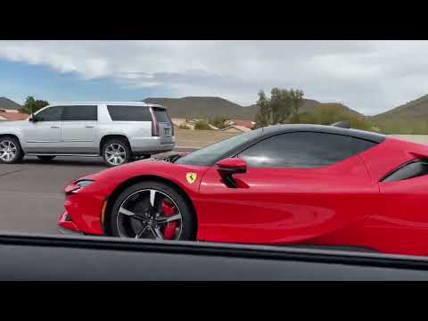 SRT Autoworks TT Hellcat vs Ferrari SF90