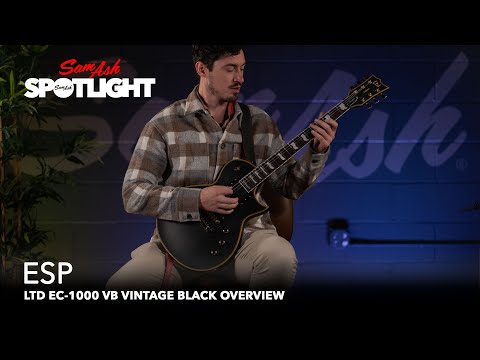 ESP LTD EC-1000 VB Vintage Black Overview