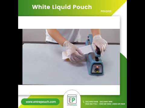 White Liquid Pouch (Hot Fillable)