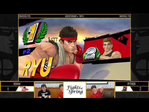 FOS - Wii U Singles - Ronin X (Ryu) VS Rython (Little Mac) - Losers Top 8