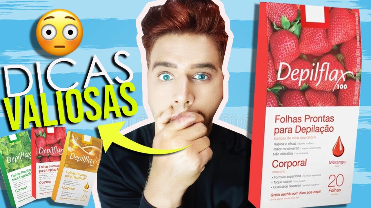 Folhas Prontas Para Depilação Corporal Depilflax