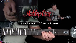 Looks That Kill Guitar Lesson - Motley Crue