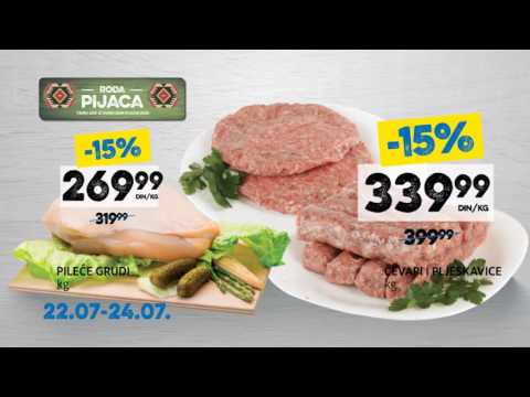 RODA: sveže i povoljno na našoj pijaci 22. - 24.07.2016.