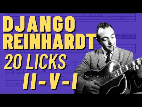 20 Django Reinhardt 2-5-1 Licks - Breakdown!