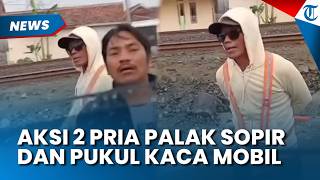 Gara-gara Tak Diberi Uang, Dua Pria di Bandung Palak Pengendara hingga Pukul Kaca Mobil