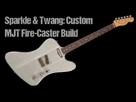 Custom MJT Firebird Telecaster Hybrid 2025 Nitro Sparkle Finish image 26