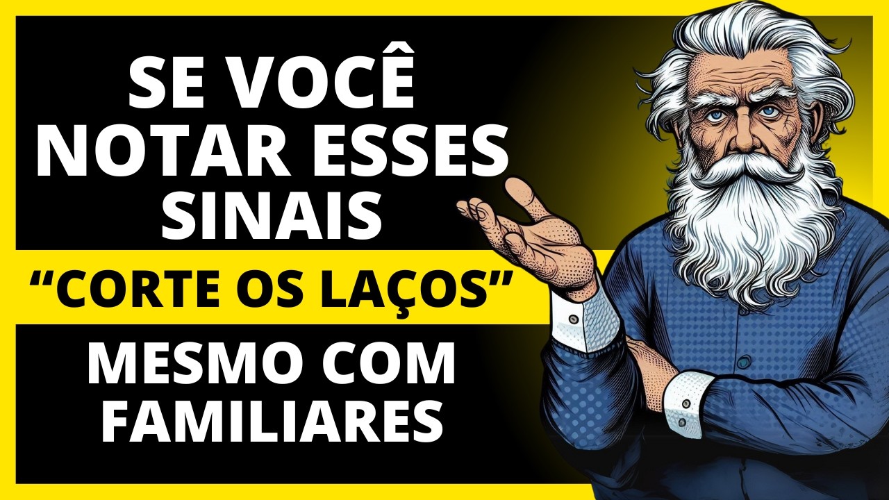 12 SINAIS de que VOCÊ DEVE ENCERRAR QUALQUER CONTATO (mesmo que seja com um familiar ou amigo!)