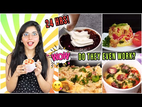 I Only Ate *Viral* MUG RECIPES by 5 Minute Crafts for 24 HOURS