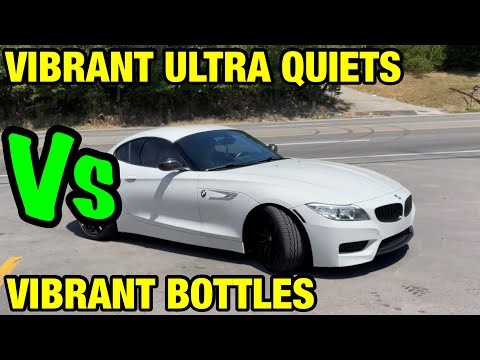BMW Z4 3.0L I6: VIBRANT BOTTLE RESONATORS Vs VIBRANT ULTRA QUIET RESONATORS!