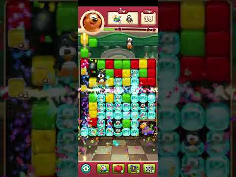 Toon blast Level 1577 1 boxing glove 2 stars