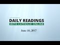 Daily Reading For Saturday June 10th 2017 HD
