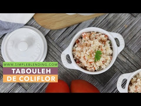 EL MEJOR TABOULEH DE COLIFLOR VEGANO | Tabulé de coliflor fácil | Receta vegana