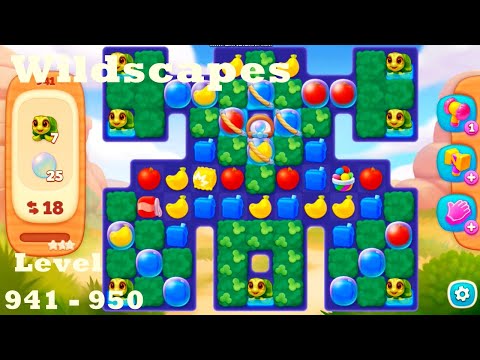 Wildscapes Level 941 - 950 HD Walkthrough | Gameplay | 3 - match game | ios | android | pc | app