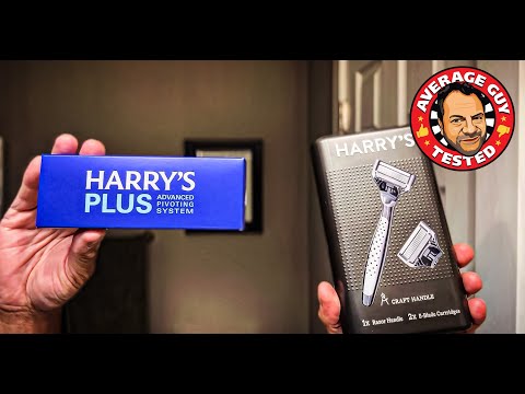 Harry’s Plus Razor Compared to the Original | Full Shave Review — average guy tested #ShaveWars