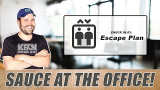 SAUCE AT THE OFFICE: What happens when Chris Hawkey leaves for day?