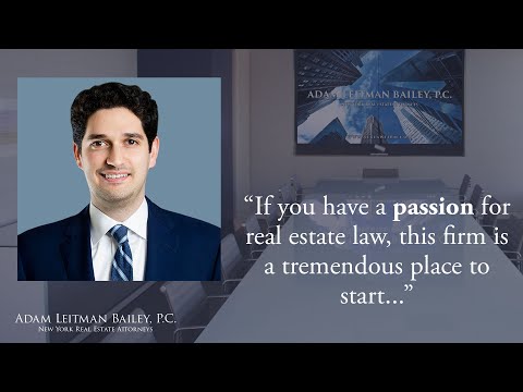 “If you have a passion for real estate law, this firm is a tremendous place to start…” testimonial video thumbnail