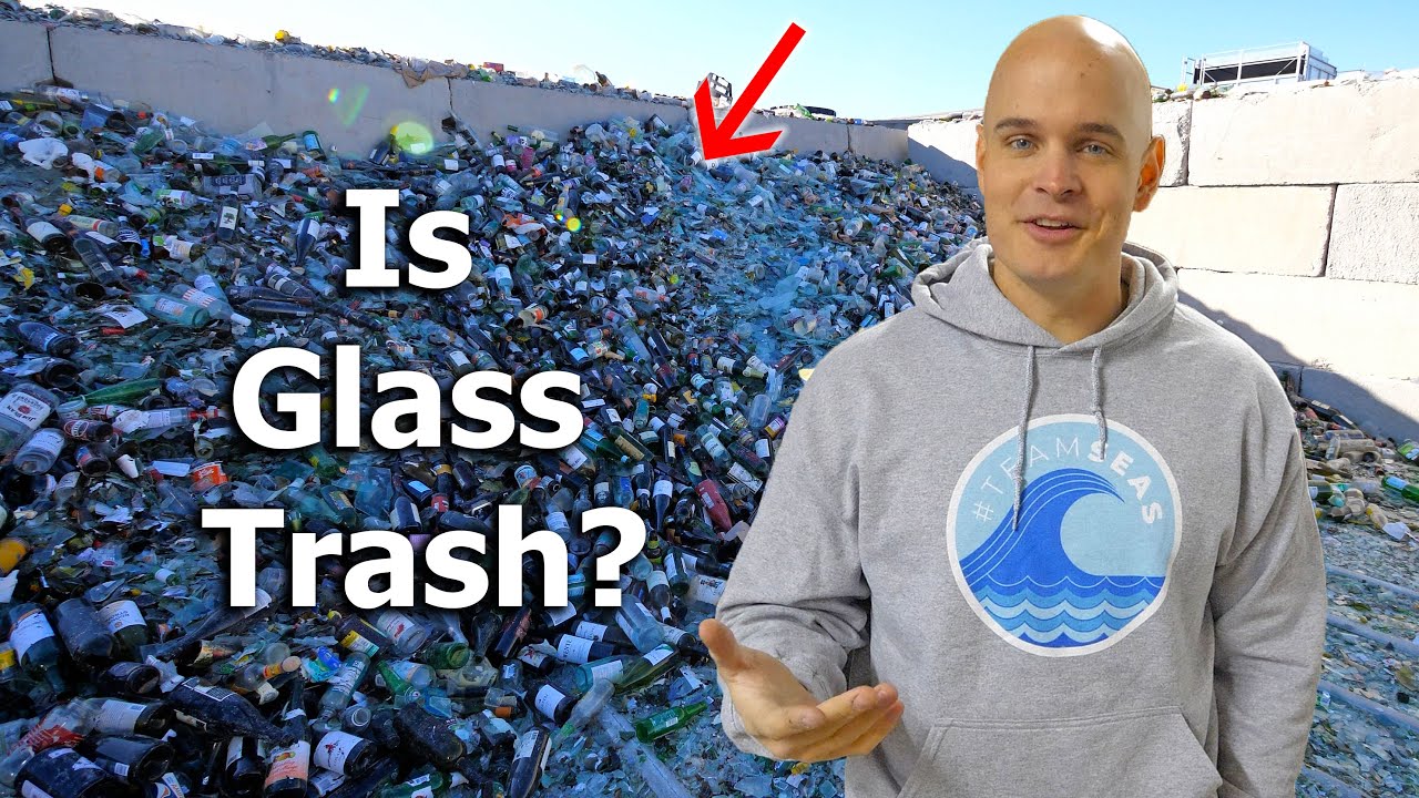 How can you tell if the glass is recyclable?