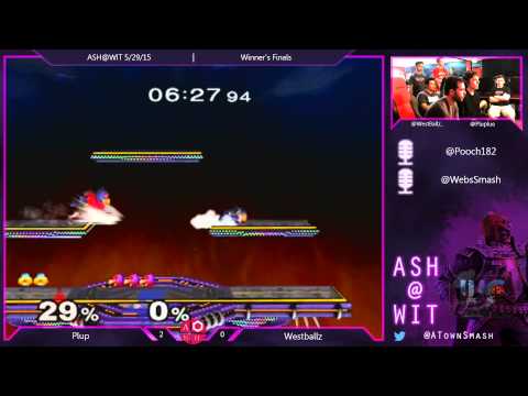 Melee Winner's Finals ASH@WIT 5/29/15 - Plup (Sheik) vs Westballz (Falco)