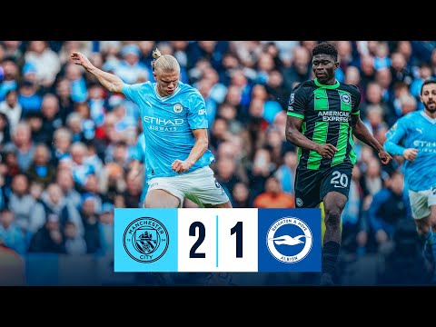 HIGHLIGHTS! RECORD-BREAKING CITY REGAIN TOP SPOT IN THE PREMIER LEAGUE | Man City 2-1 Brighton