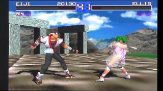 Battle Arena Toshinden on PS1. Gameplay & Commentary