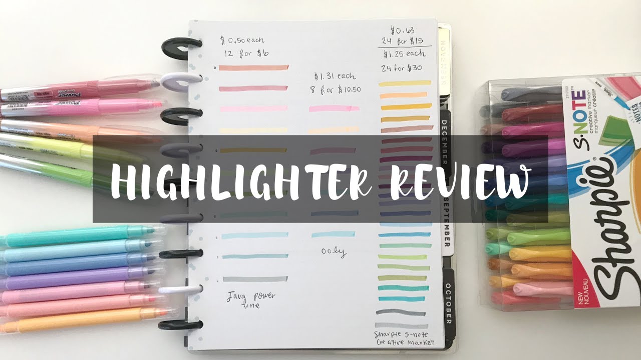 HIGHLIGHTER REVIEW | Sharpie S-note Creative Markers & more! | Creative Faith & Co.