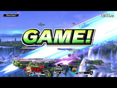 Smash @ Miz's WiFi 26 - Dr. Squeakr (Fox) vs. Burning (Steve) Winners Round 2