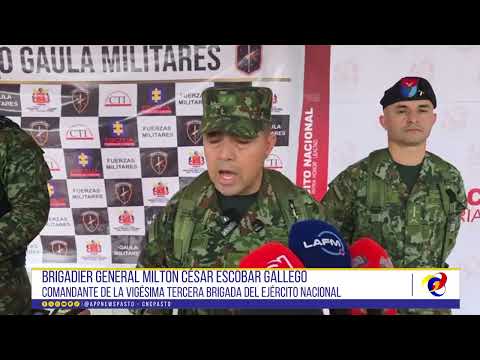 Combate entre el Ejército y grupo armado en Nariño dejó tres muertos y un capturado