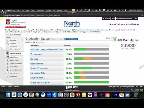 How To Access Your Student S Transcript In Parentvue