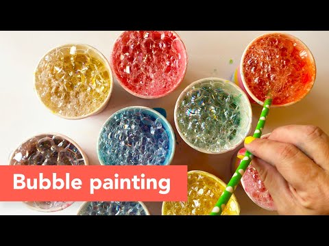 How to do bubble painting [easy tutorial]