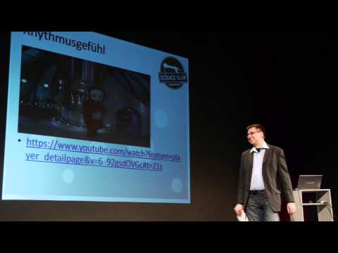 ScienceSlam Volker Tzschucke Rhythmusgefühl