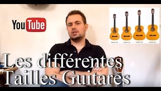 🎸 Les différentes tailles de guitares