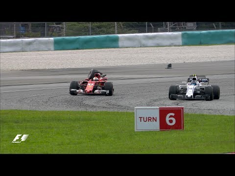 Vettel and Stroll Collide After The Flag | F1 Most Dramatic Moments 2017