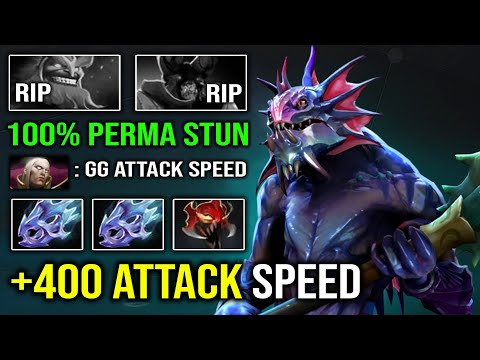 EPIC +400 Attack Speed Perma Bash Slardar with Double Moon Shard EZ Offlane Dota 2