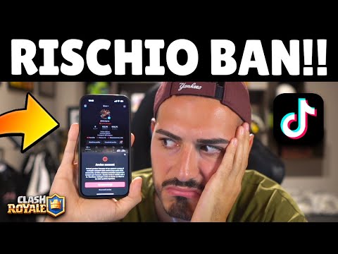 GRAX BANNATO da TIKTOK per CLASH ROYALE??? HELP!!!