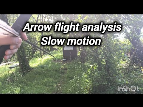Slo-mo Arrow flight analysis - Daylite Majesty and Yeonmugung YMG Korean bows KTB