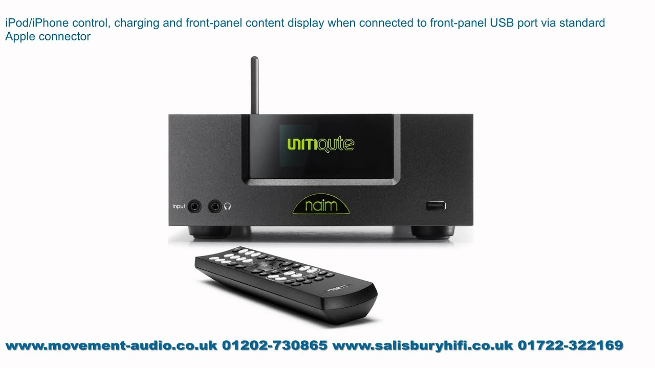 Naim Audio UnitiQute all-in-one player from Movement Audio Salisbury (naim uniti qute)