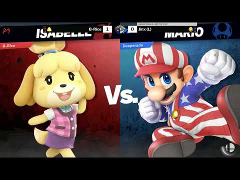 Smash U June Grands BRice Isabelle vs Jinx Mario Isabelle