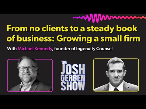 Growing a small firm with Michael Kennedy - YouTube