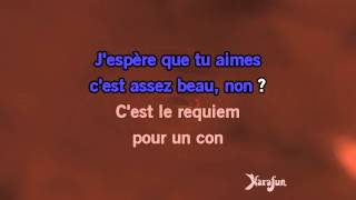 Karaoké Requiem pour un con - Serge Gainsbourg *