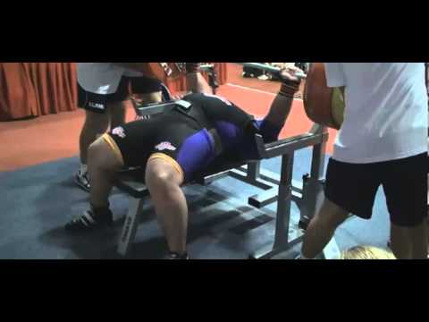 Jonathan Leo, verdensrekord i benkpress 360,5 kg. VM 2013 i benk