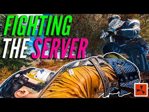 FIGHTING THE SERVER (Rust PVP & RAIDING Highlights)