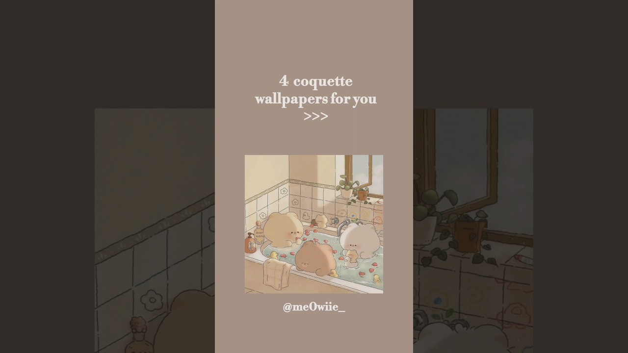 ~ 4 coquette wallpapers for you ~ @me0wiie_ #aesthetic #cute #coquette #girl #pink #wallpaper