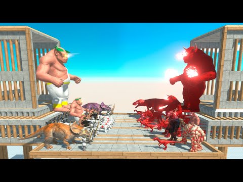 ⚡ King GOD Goro The Giant vs King VIRUS Goro The Giant - 🦖 Animal Revolt Battle Simulator 🦕