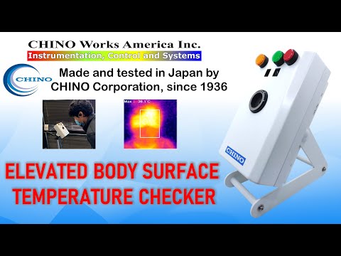 CHINO Non-contact Temperature Screening Solution TP-U0260ES [Made in Japan]