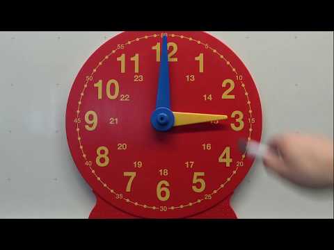 2. Klasse Mathe: Uhr - Volle Stunden ablesen von 1 Uhr bis 24 Uhr