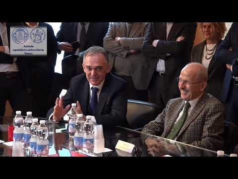 Toscana, visita a Siena del presidente Rossi: «Da Europa i fondi per ricerca e scienze della vita»